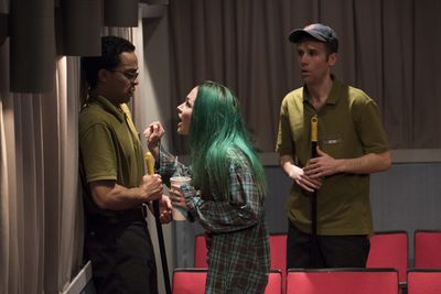 Thaddeus McCants (Avery), Laura C. Harris (Rose) and Evan Casey (Sam)  Photo