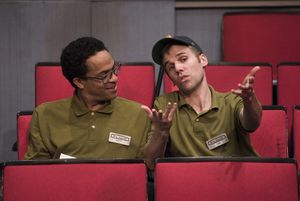 Thaddeus McCants (Avery) and Evan Casey (Sam) @ BroadwayWorld Thaddeus McCants (Avery) and Evan Casey (Sam) Photo