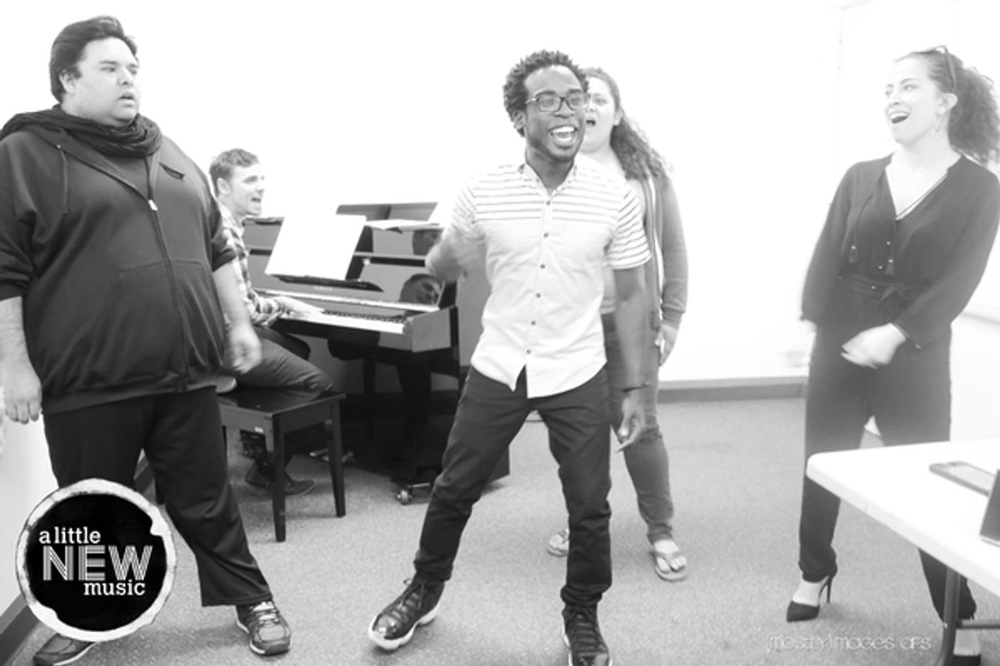 Photo Flash: In Rehearsal with A LITTLE NEW MUSIC, Returning to Rockwell This Week  Image