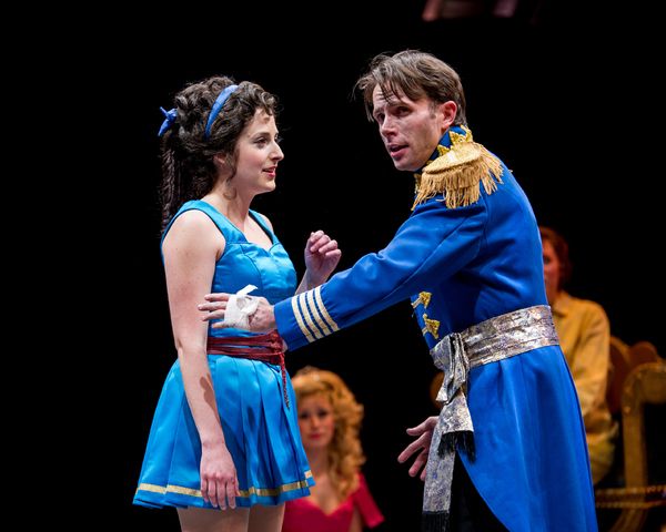 Dara Cameron as ''Cinderella,'' and Devin DeSantis as the ''Prince'' Photo