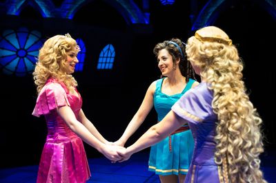 Samantha Pauly as 'Sleeping Beauty' and Dara Cameron as 'Cinderella' Photo