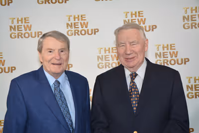 Jim Lehrer and Robert MacNeil Photo