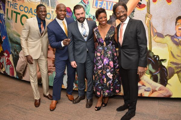 McKinley Belcher III, Khris Davis, John Lavelle, Montego Glover and Clarke Peters Photo