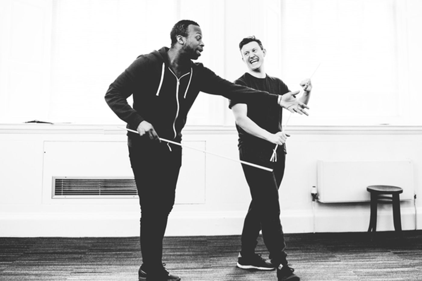 Photo Flash: In Rehearsal for simple8's DON'T SLEEP THERE ARE SNAKES at Park Theatre  Image