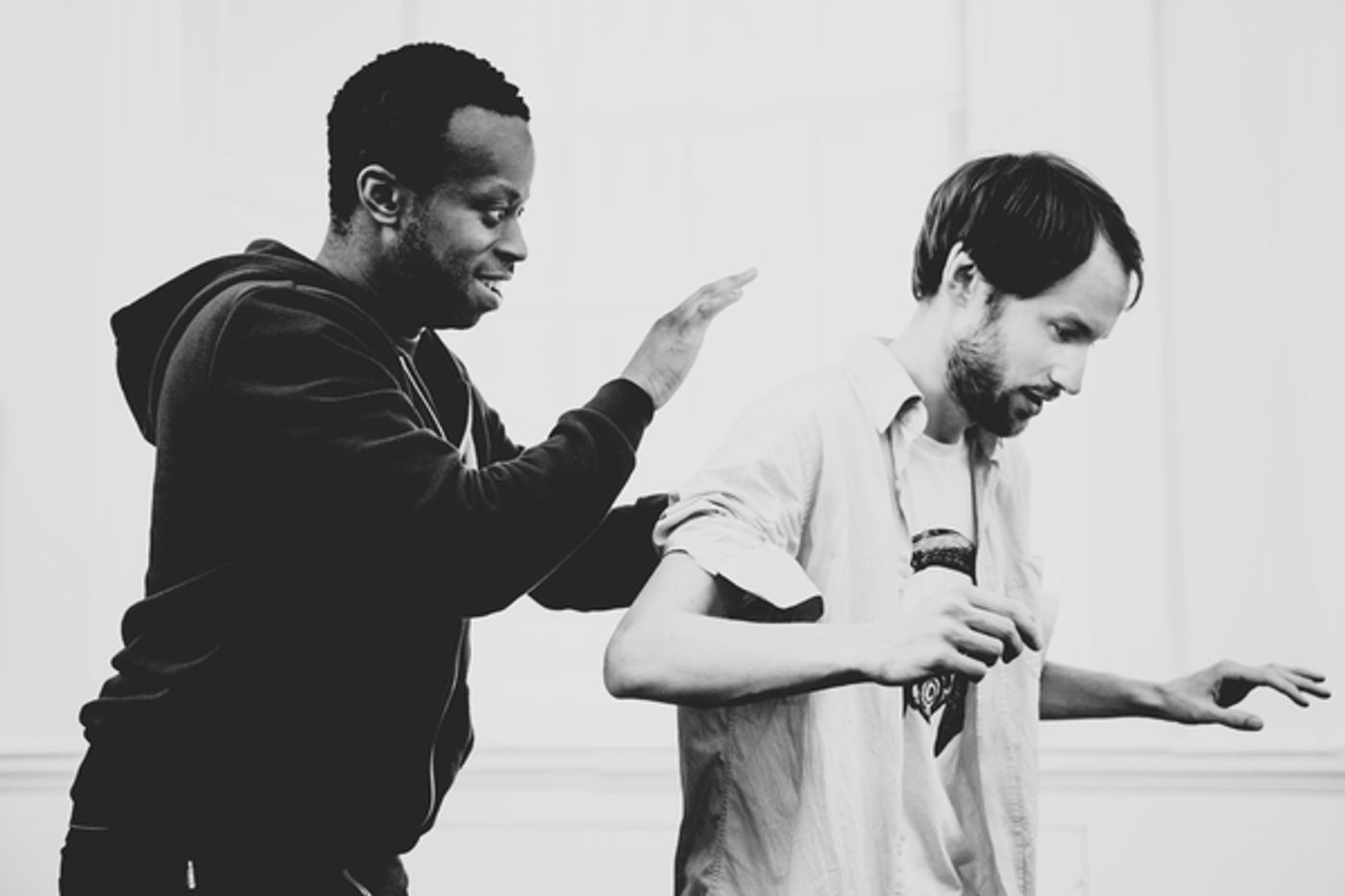 Photo Flash: In Rehearsal for simple8's DON'T SLEEP THERE ARE SNAKES at Park Theatre  Image