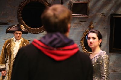 Ariel Estrada (Don Bernard), Adam Huff (Henriquez) and Montana Lampert-Hoover (Leonor Photo