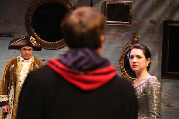 Ariel Estrada (Don Bernard), Adam Huff (Henriquez) and Montana Lampert-Hoover (Leonor Photo