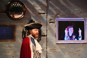 Nolan Kennedy (Duke Angelo) and Adam Huff (Henriquez). Photo by Amanda Hinkle. Photo