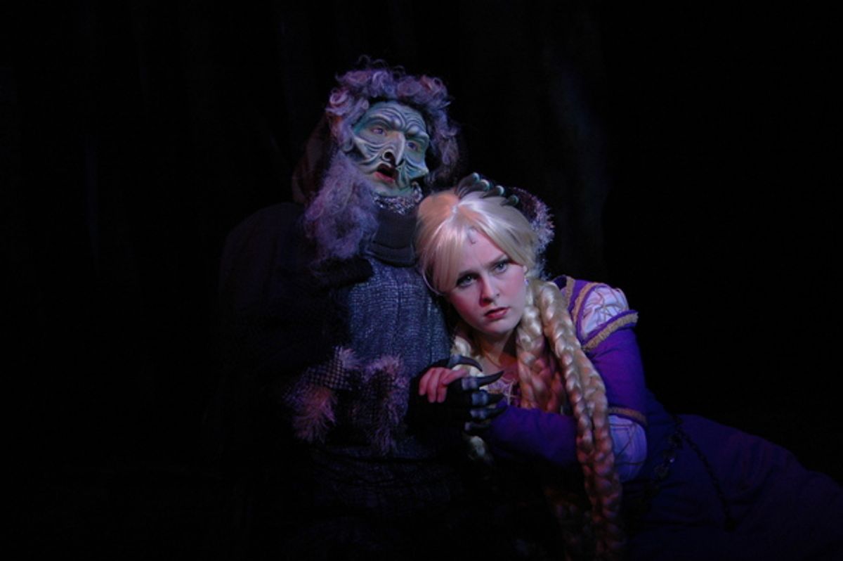 Renee Davis Brame is the Witch to Maddie Dunavant''s Rapunzel  at 