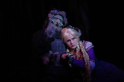 Renee Davis Brame is the Witch to Maddie Dunavant's Rapunzel  Photo
