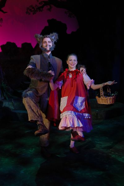 Atam Woodruff is the Wolf that preys upon Gia Welch as Little Red Riding Hood Photo