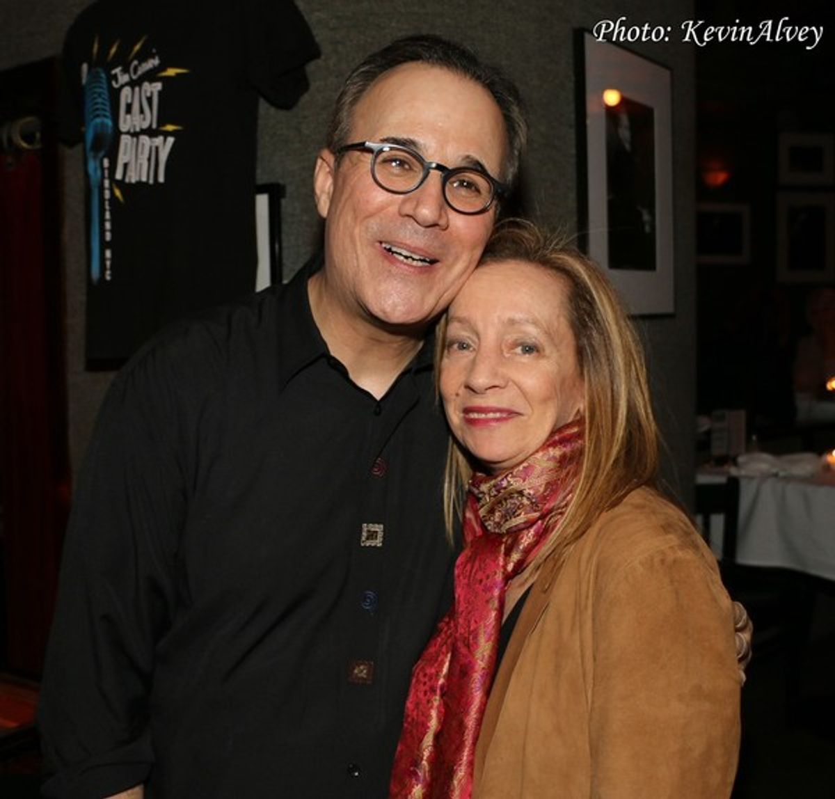 John Bucchino and Jamie Bernstein at 