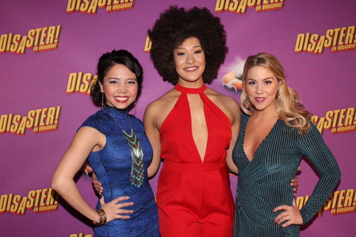 Catherine Ricafort, Olivia Phillip and Maggie McDowell at 