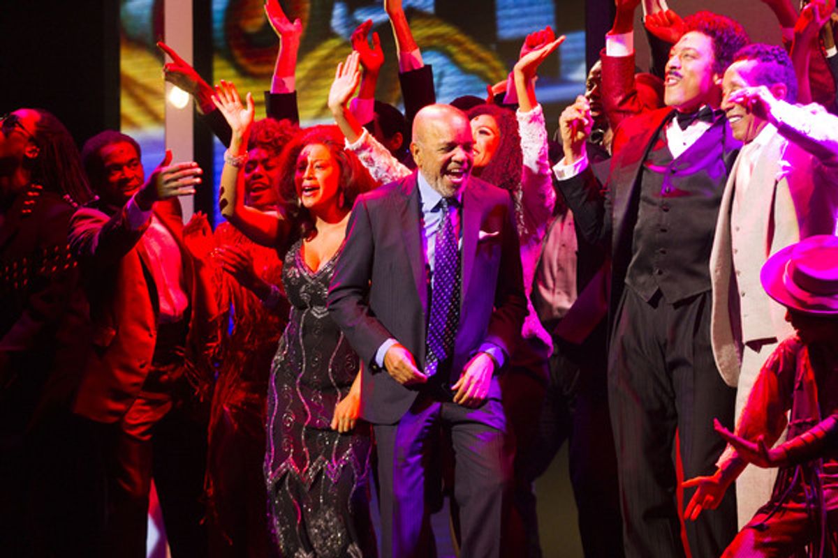 Berry Gordy (Producer/Music/Lyrics) during the curtain call at 