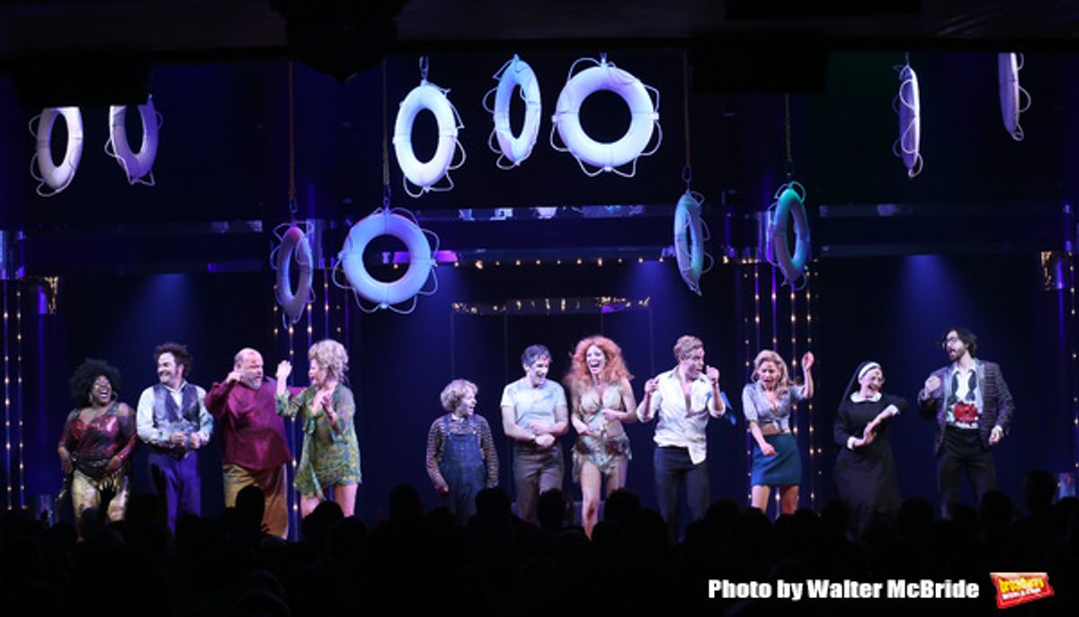 Lacretta Nicole, Roger Bart, Kevin Chamberlin, Faith Prince, Baylee Littrell, Seth Rudetsky, Rachel York, Adam Pascal, Kerry Butler, Jennifer Simard, Max Crumm and cast  at 