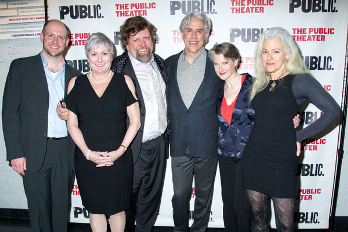 Thomas Caruso, Oskar Eustis, Jeff McCarthy, Annette O'Toole, Kate Davis at 
