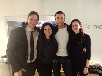 Project Y Artistic s Andrew Smith and Michole Biancosino (who also directed the play) Photo