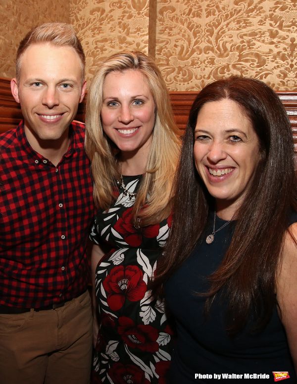 Justin Paul, Asher Fogle Paul and Kara Unterberg  Photo
