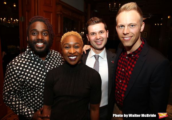 Mykal Kilgore, Cynthia Erivo, Seth Cotterman and Justin Paul  Photo