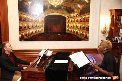 Justin Paul and Cynthia Erivo  Photo