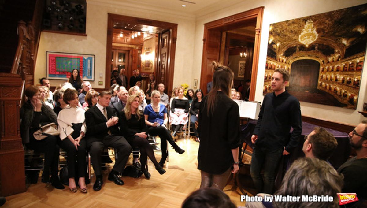 Laura Dreyfuss and Ben Platt  at 