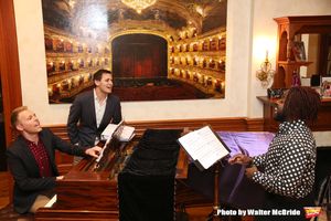 Justin Paul, Benj Pasek and Mykal Kilgore  Photo