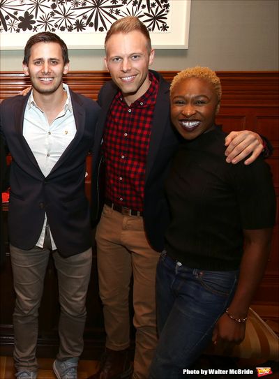 Benj Pasek, Cynthia Erivo and Justin Paul Photo