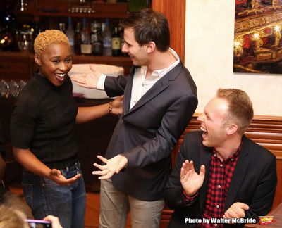 Cynthia Erivo, Benj Pasek and Justin Paul  Photo