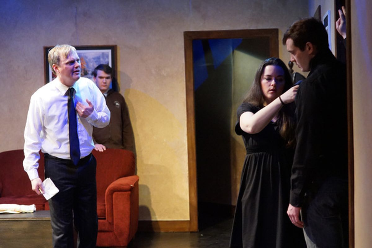 Christopher Evans, Matthew Gilbert, Michele Benzin, Jesse Tiebor at 