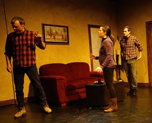 Christopher Evans, Michele Benzin, Jesse Tiebor Photo