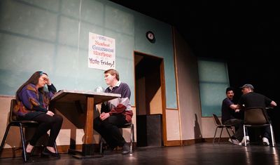 Michele Benzin, Matthew Gilbert, Jesse Tiebor, Christopher Evans Photo