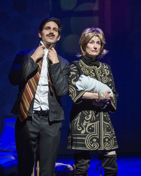 David Clayton Rogers and Lisa Banes in â€œWomen Laughing Alone With Salad.â€ Photo