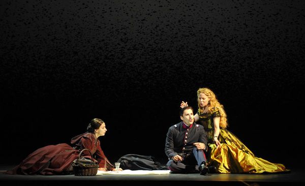 Natalie Dessay, Erica Spyres and Ryan Silverman Photo