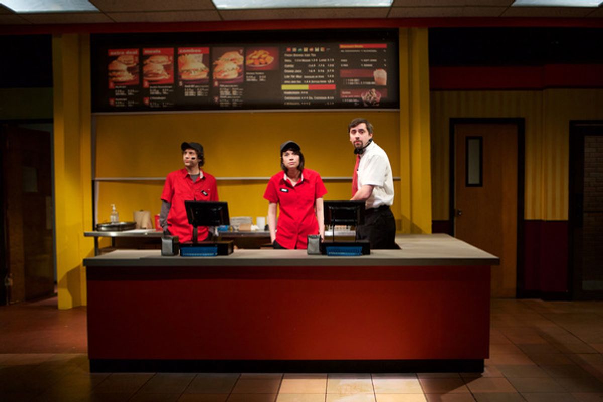 Andrew Goetten, Sarah Price and Matt Fletcher at 