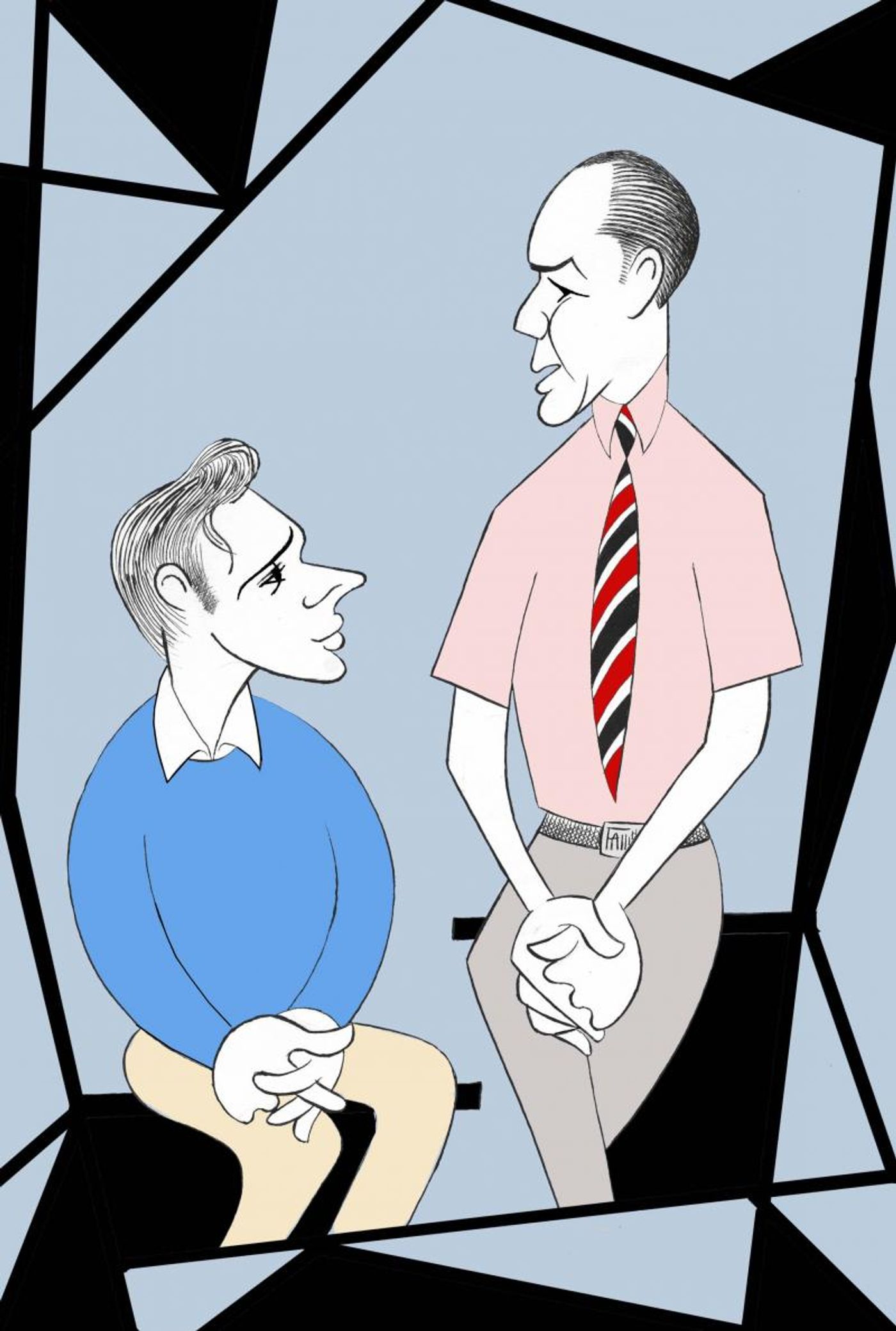 BWW Exclusive: Ken Fallin Draws the Stage - Bobby Steggert and Paul Niebanck in BOY  Image