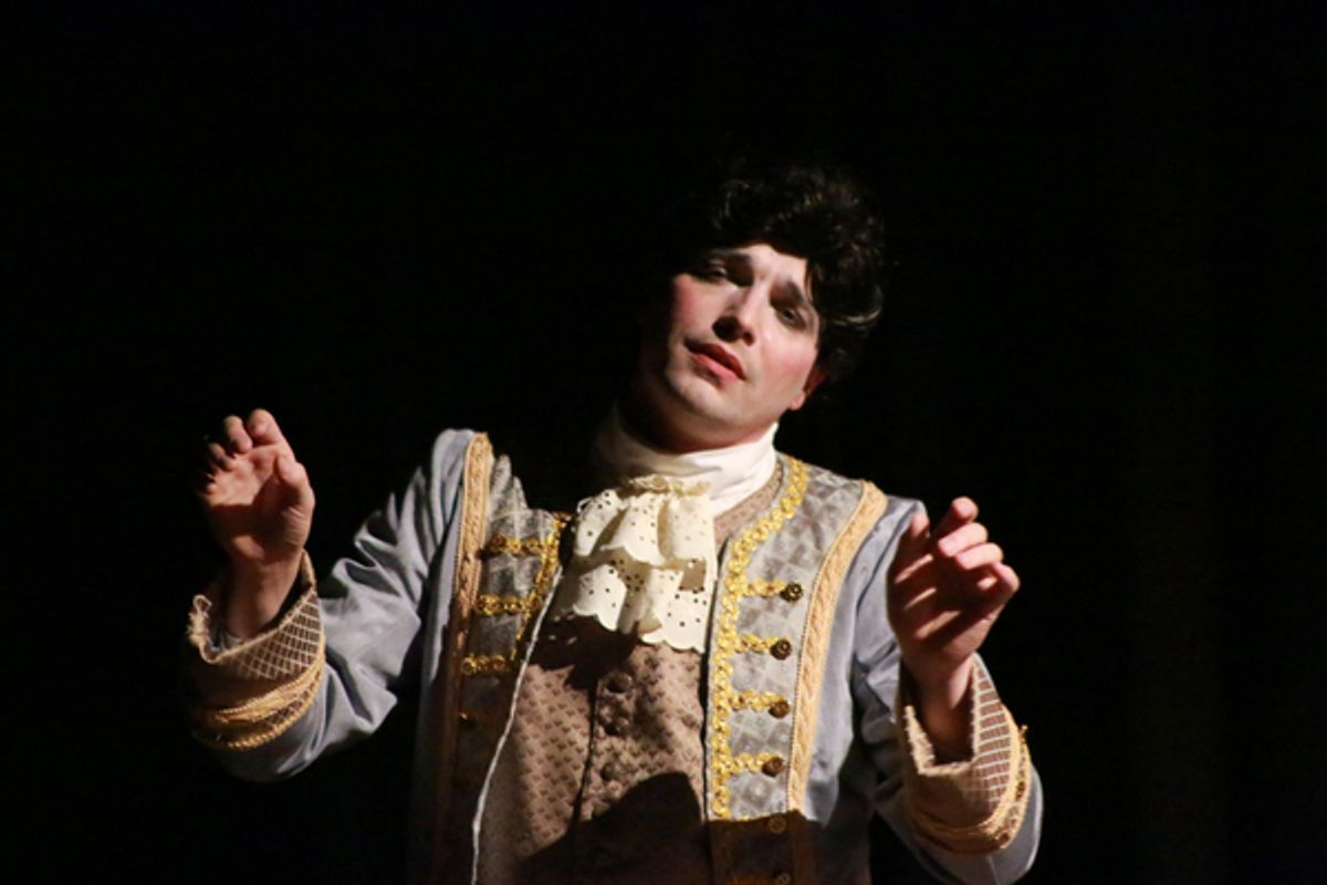 Luke Walker as Mozart at 