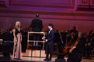 Betsy Wolfe, Steven Reineke and Darren Criss Photo