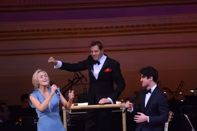 Betsy Wolfe, Steven Reineke and Darren Criss Photo