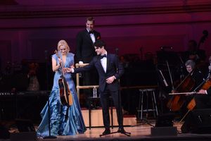 Betsy Wolfe, Steven Reineke and Darren Criss Photo