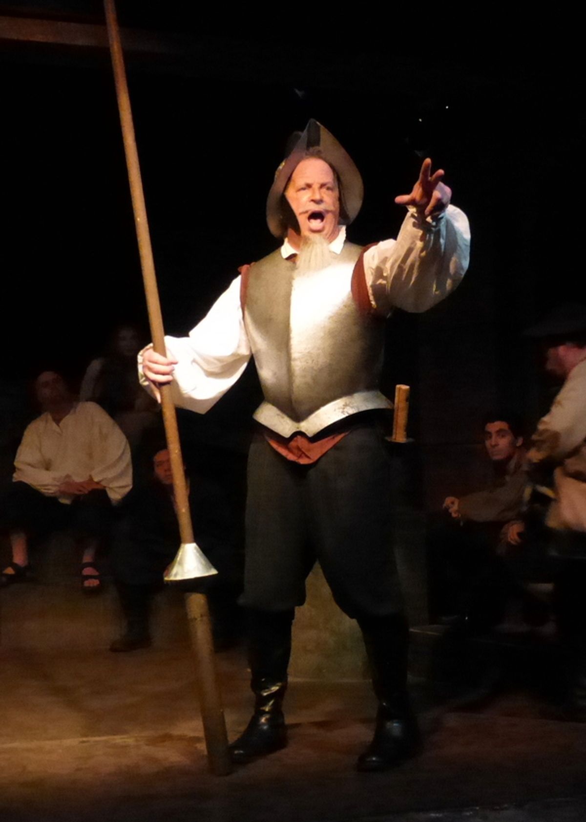 Ben Lupejkis stars as Don Quixote de La Mancha in the Kentwood Players production of â€"Man of La Manchaâ€' at 