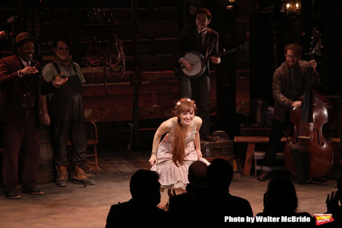 Ahna O'Reilly with band  at 