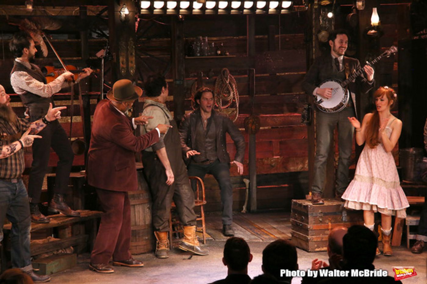 Photo Coverage: Steven Pasquale & the Cast of THE ROBBER BRIDEGROOM Take Opening Night Bows!  Image