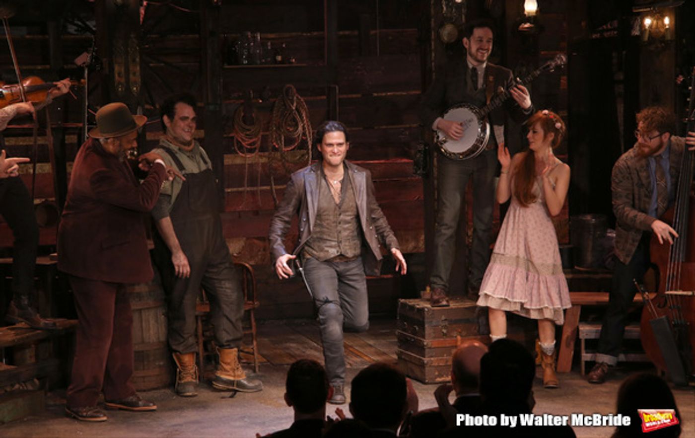 Photo Coverage: Steven Pasquale & the Cast of THE ROBBER BRIDEGROOM Take Opening Night Bows!  Image