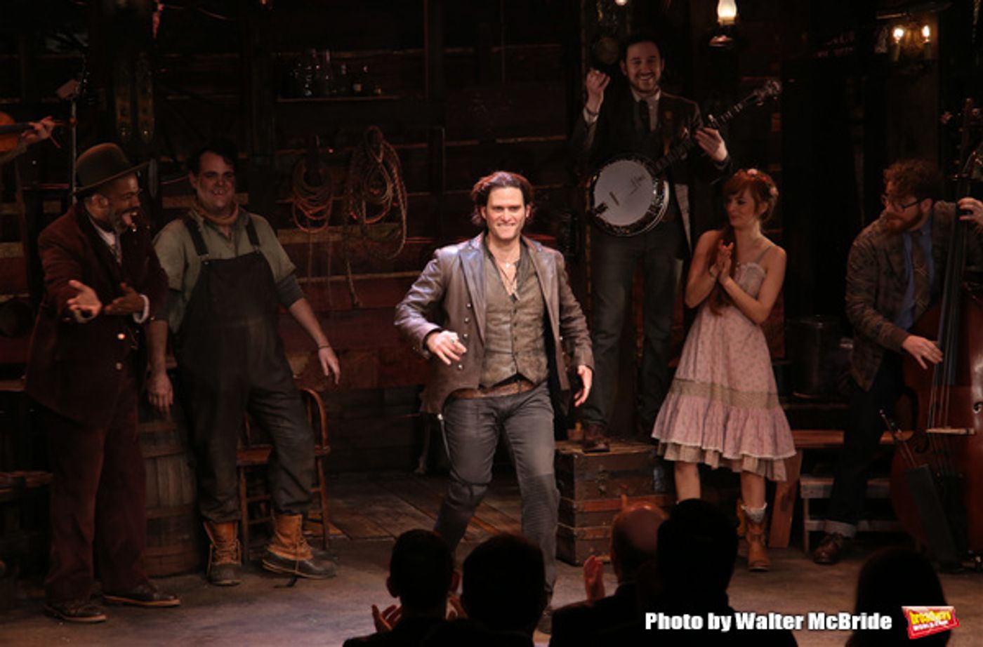 Photo Coverage: Steven Pasquale & the Cast of THE ROBBER BRIDEGROOM Take Opening Night Bows!  Image