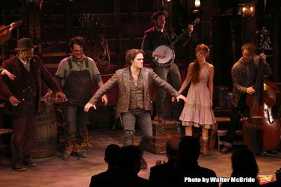 Devere Rogers, Greg Hildreth, Steven Pasquale and Ahna O''Reilly with band  Photo