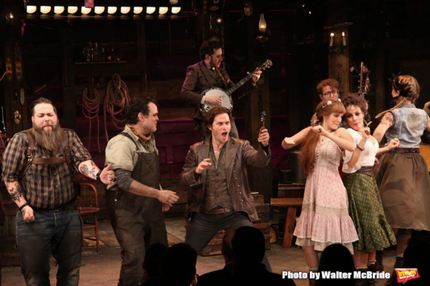 Photo Coverage: Steven Pasquale & the Cast of THE ROBBER BRIDEGROOM Take Opening Night Bows!  Image