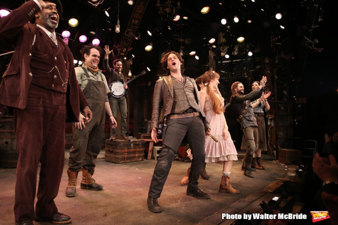 Photo Coverage: Steven Pasquale & the Cast of THE ROBBER BRIDEGROOM Take Opening Night Bows!  Image