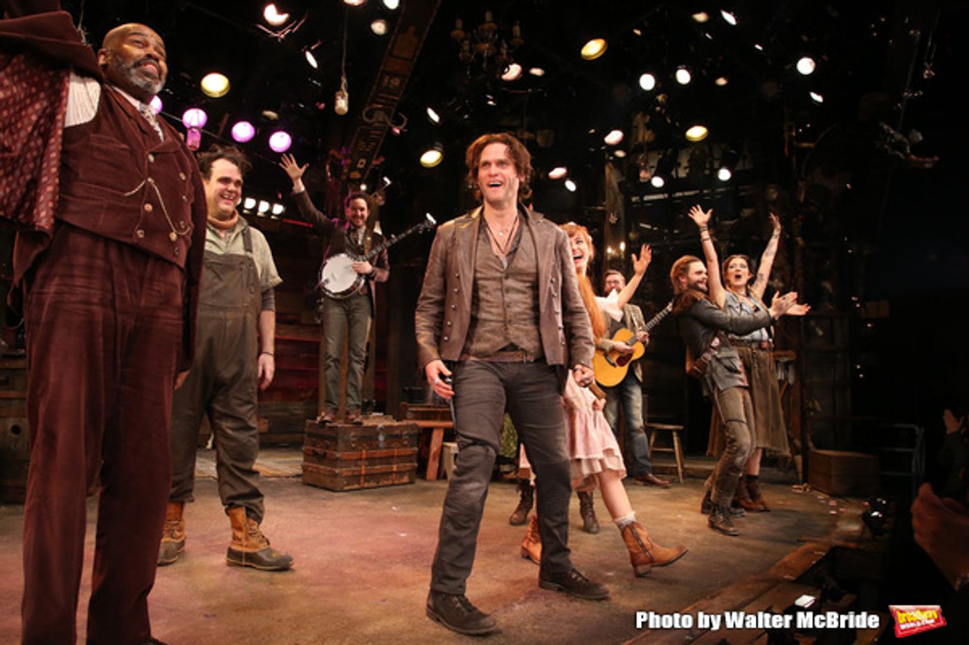 Photo Coverage: Steven Pasquale & the Cast of THE ROBBER BRIDEGROOM Take Opening Night Bows!  Image