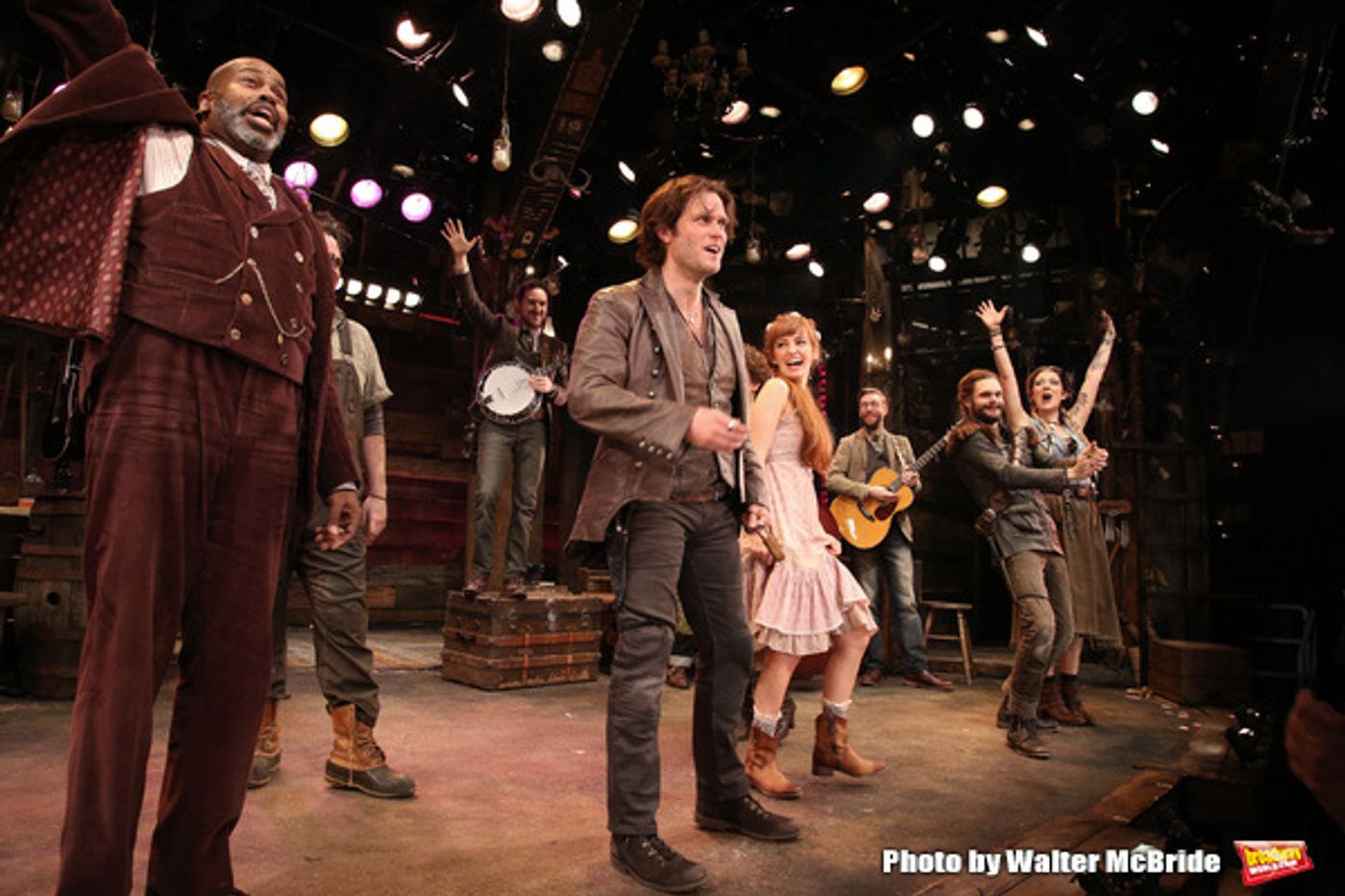 Photo Coverage: Steven Pasquale & the Cast of THE ROBBER BRIDEGROOM Take Opening Night Bows!  Image