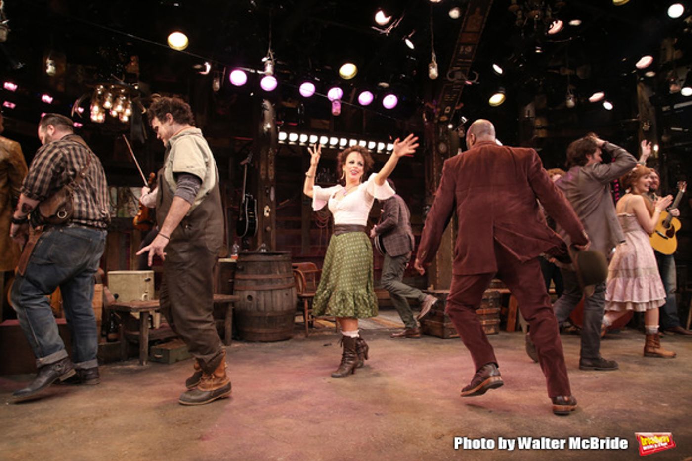 Photo Coverage: Steven Pasquale & the Cast of THE ROBBER BRIDEGROOM Take Opening Night Bows!  Image